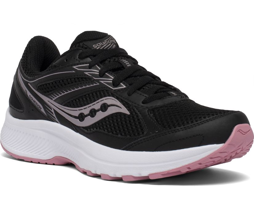 Saucony Cohesion 14 Women's Running Shoes Black / Pink | AU 092FDNM